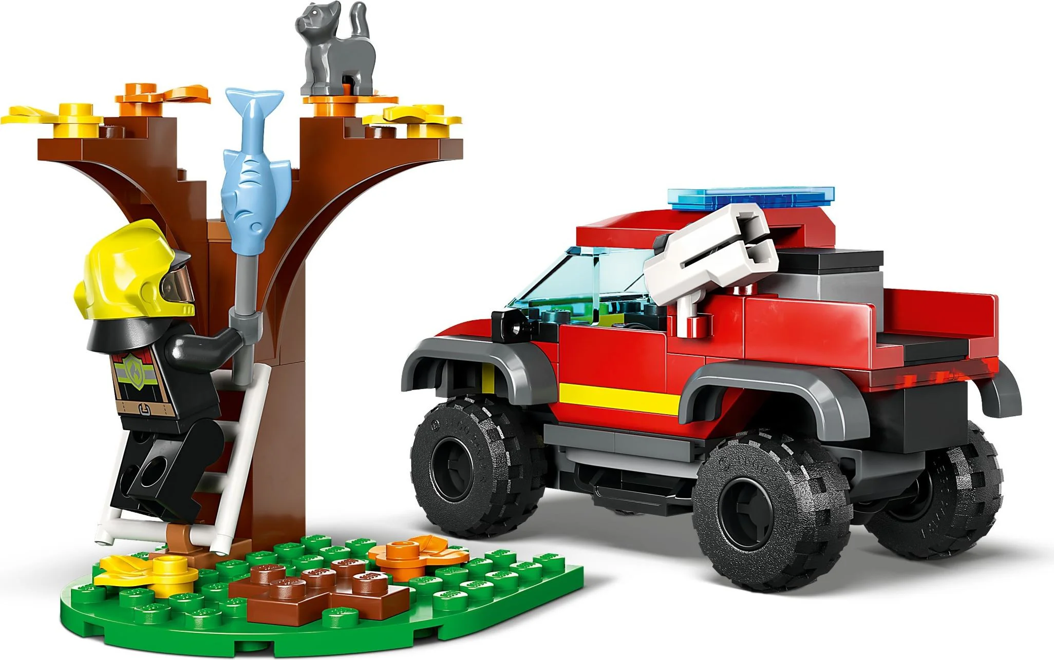 4x4 fire truck emergency rescue 乐高 LEGO 60393 image 4