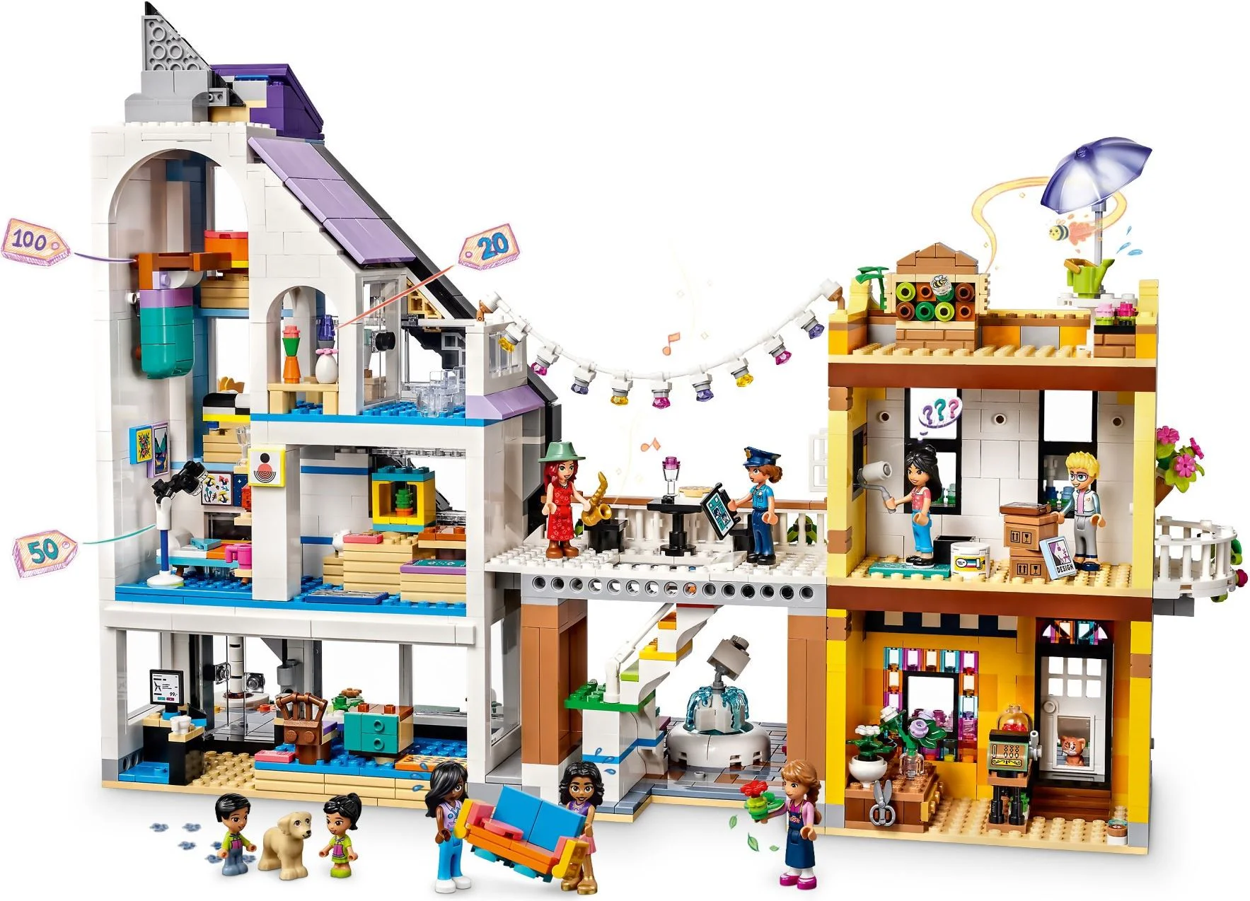 Downtown flower shop and furniture shop 乐高 LEGO 41732 image 4