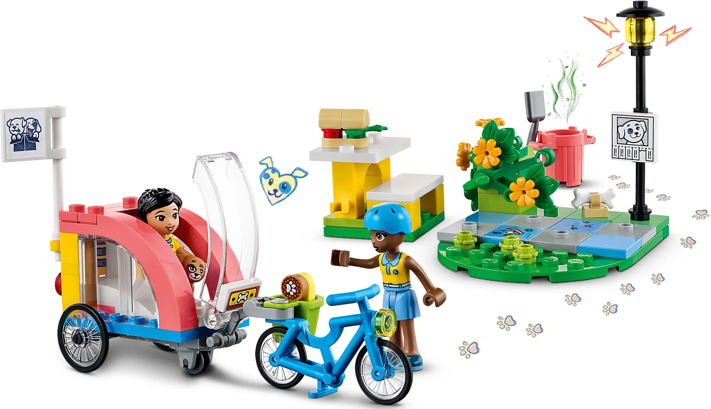 Dog rescue bike 乐高 LEGO 41738 image 1