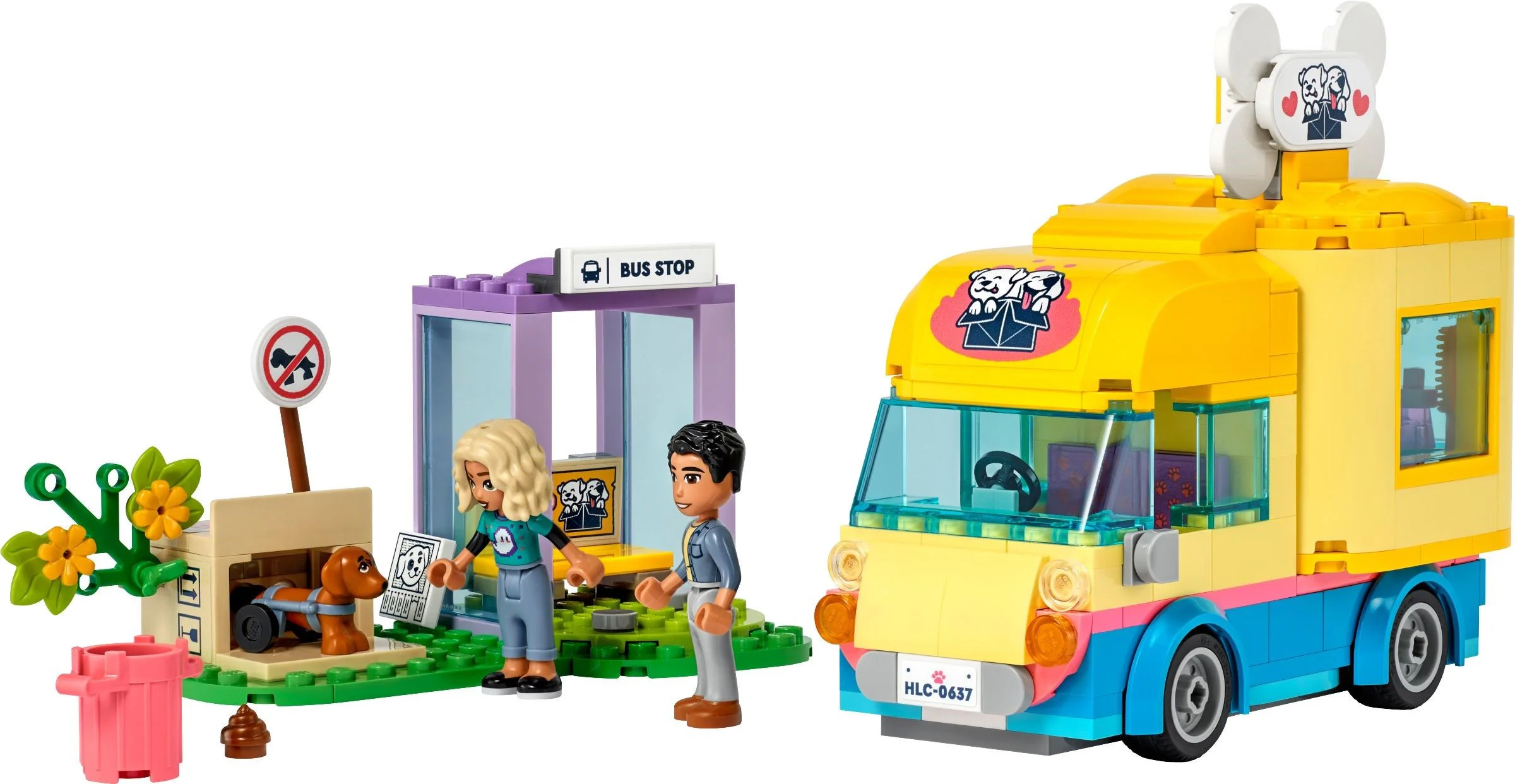 Dog rescue truck 乐高 LEGO 41741