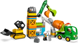 Busy construction sites