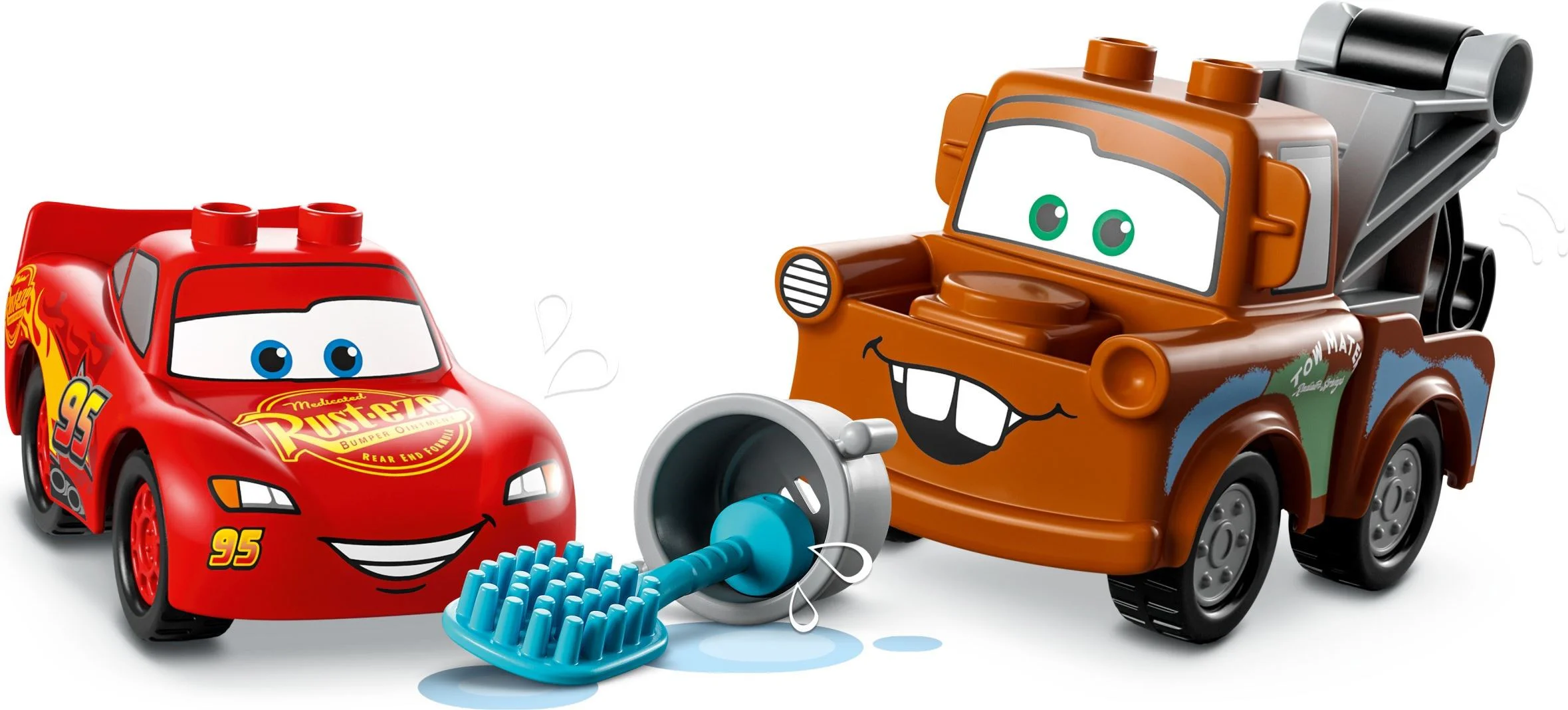 Racers' total mobilization: Lightning McQueen and Mater's car wash 乐高 LEGO 10996 image 2