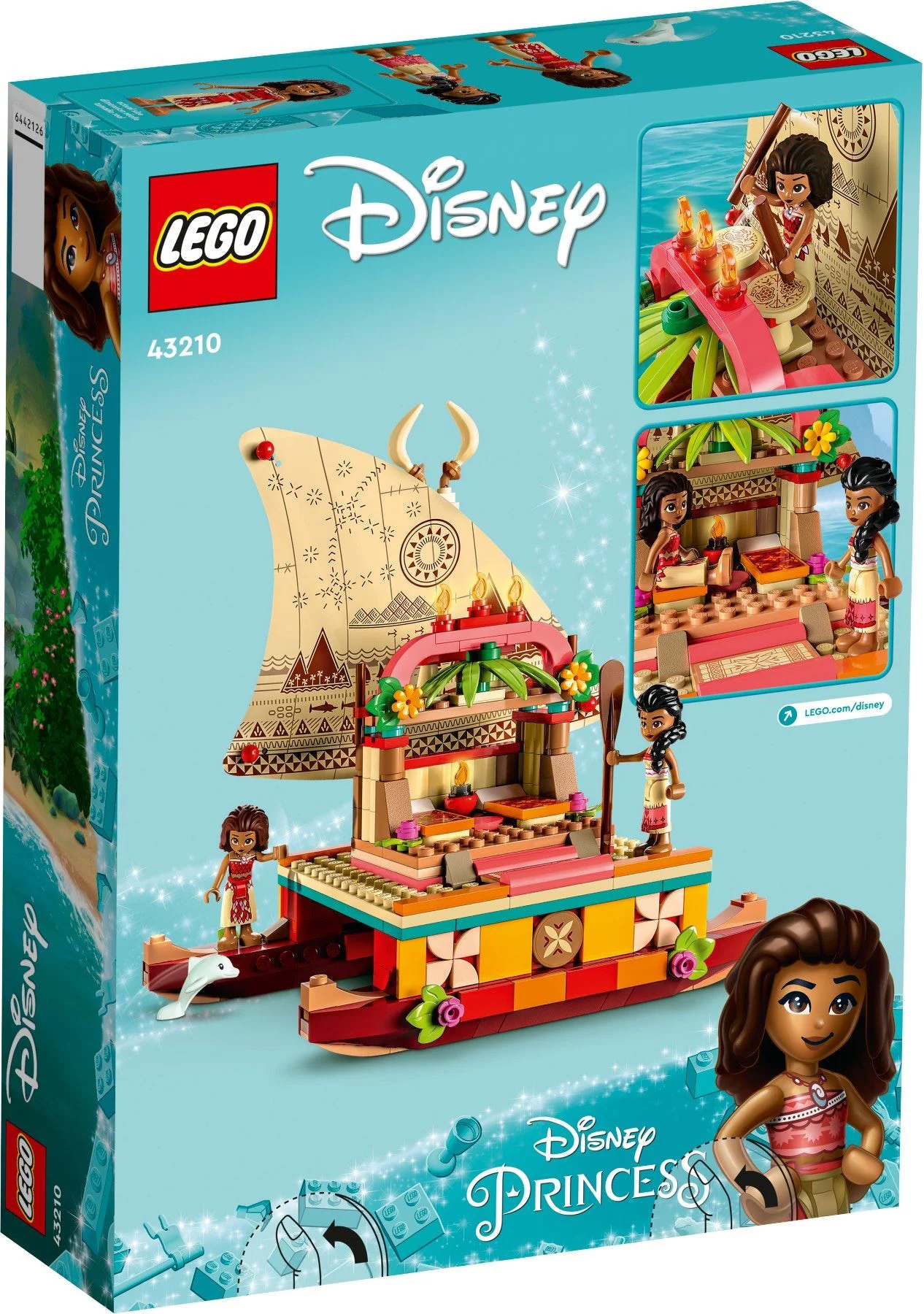 Oceanic Miracle: Moana's road search ship 乐高 LEGO 43210 image 2