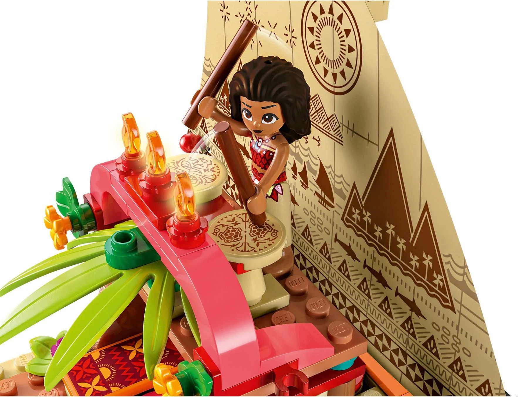 Oceanic Miracle: Moana's road search ship 乐高 LEGO 43210 image 3