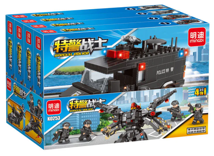 SWAT fighters: SWAT aircraft A, unit 4 明迪 minGDi/磊宝 LEIBAO K0253