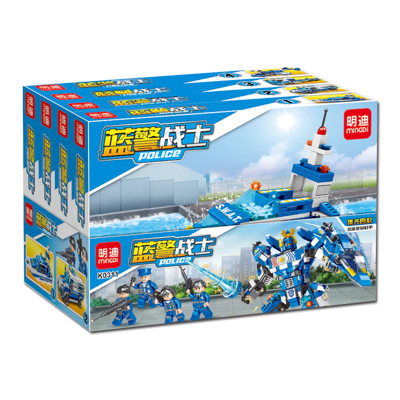 Blue soldier: police unit A, 4 明迪 minGDi/磊宝 LEIBAO K0311