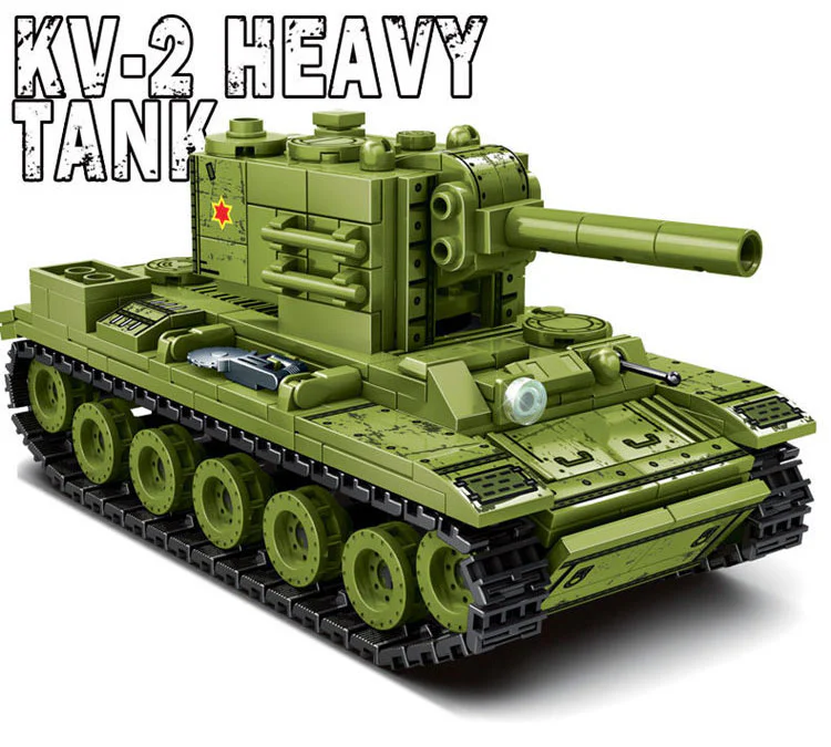 SOVIET KV-2 HEAVY TANK 乐毅积木 66016 image 3