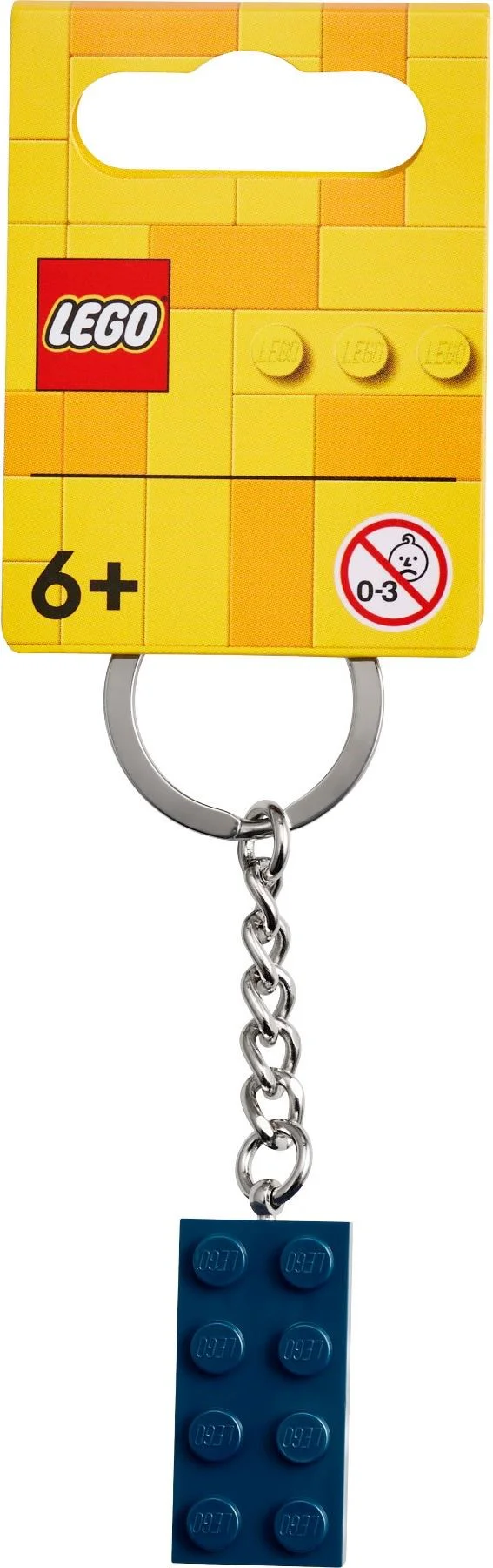 earth blue 2x4 particle key chain 乐高 LEGO 854237 image 2