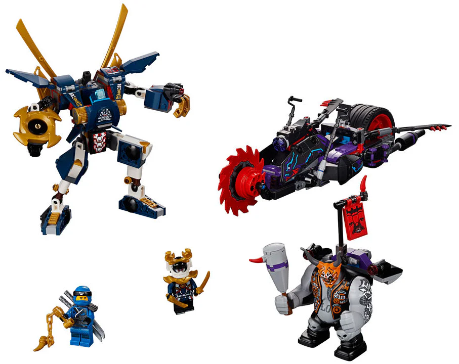 Samurai X battles Chainsaw Motorcycle 10805