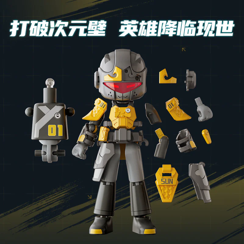 HEROES ARE INFINITE: CV-01 FIGHTS SUN GOKU, SUN WIN 布鲁可 BLOKS 85001 image 2