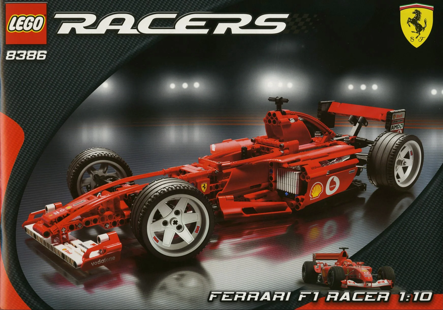 Ferrari F1 racing car 1:10 乐高 LEGO 8386 image 1