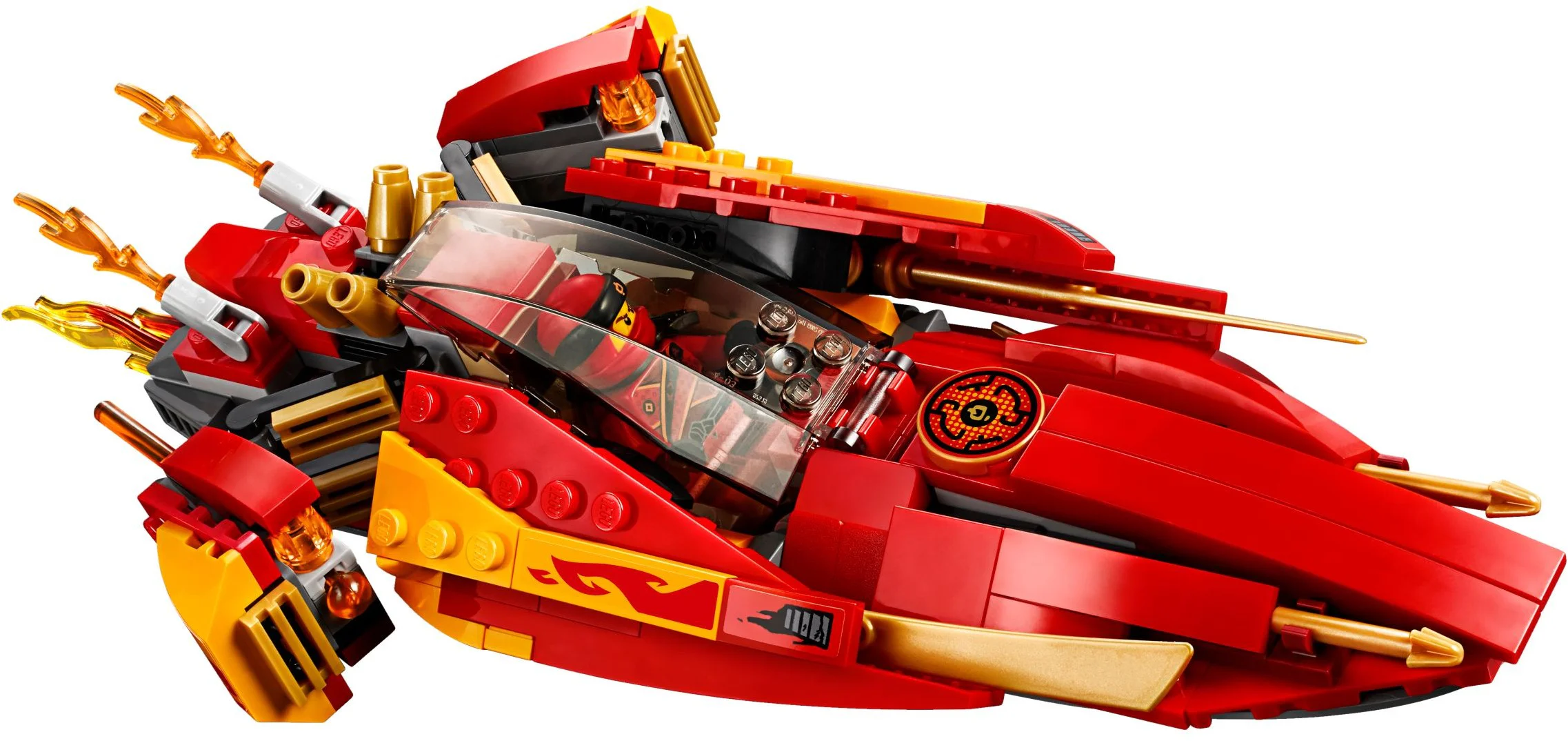 Katana V11 Flame Element Ninja Spacecraft 无牌 4022 image 3