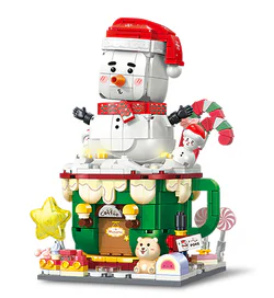 Christmas Swing Street View: Rocking Snowman