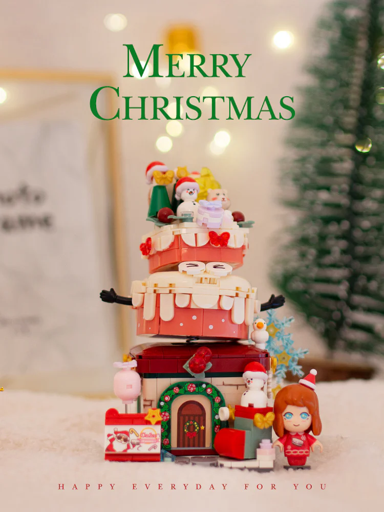 Christmas Swing Street View: Shake the Cake 森宝 SEMBO 801009 image 3