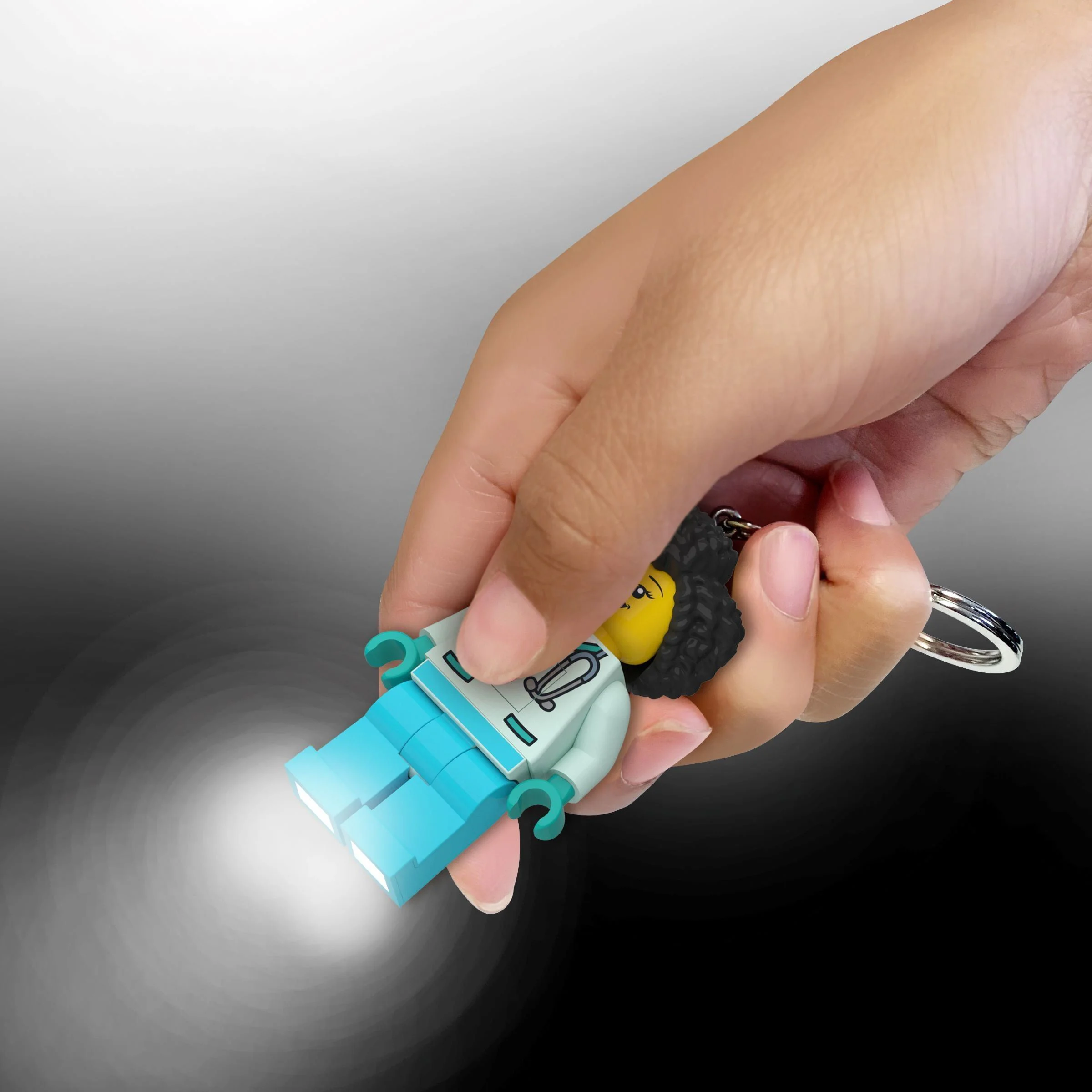 Dr. Fliber's flashlight key chain LEGO 5007535 image 5