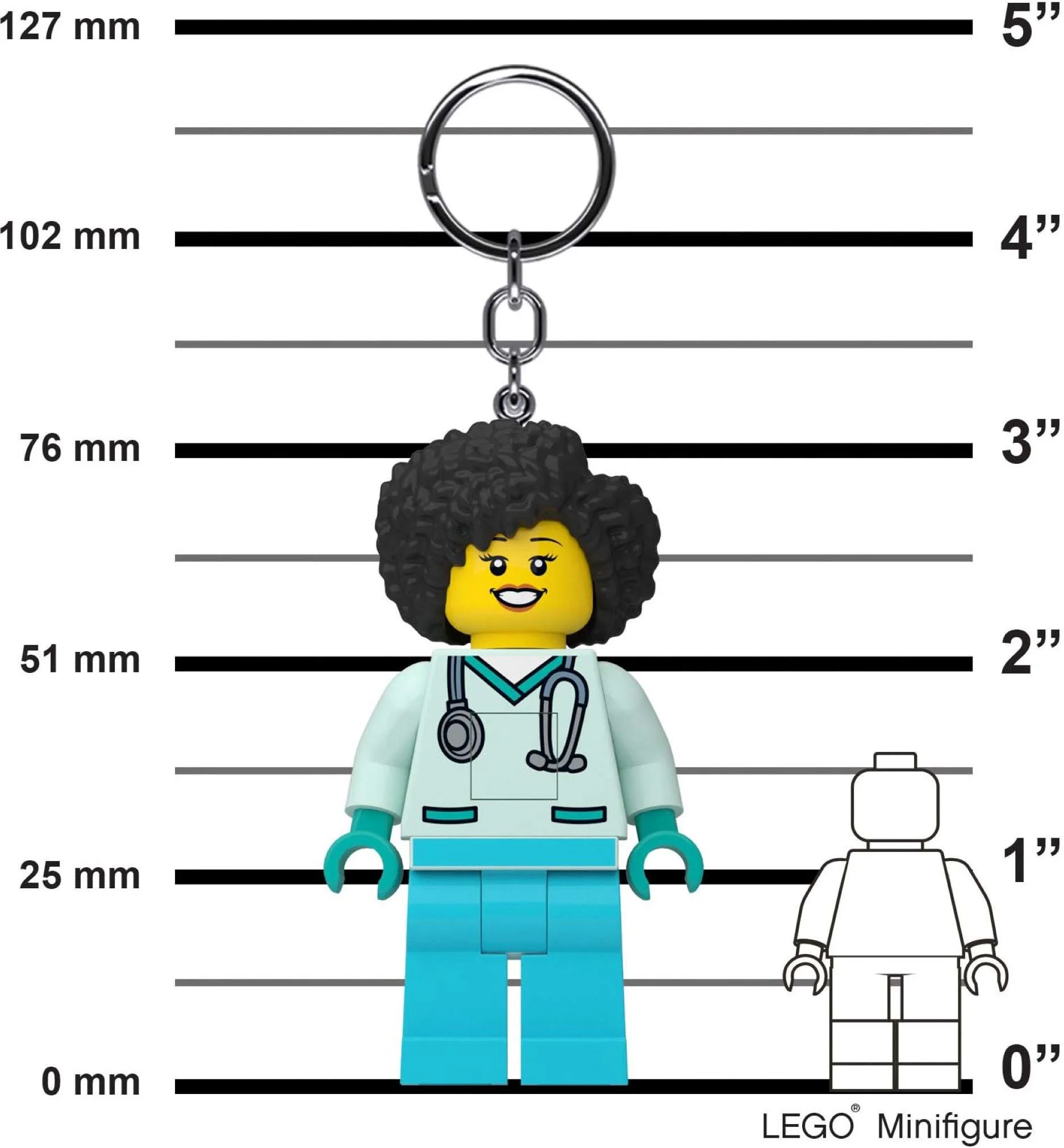 Dr. Fliber's flashlight key chain LEGO 5007535 image 7