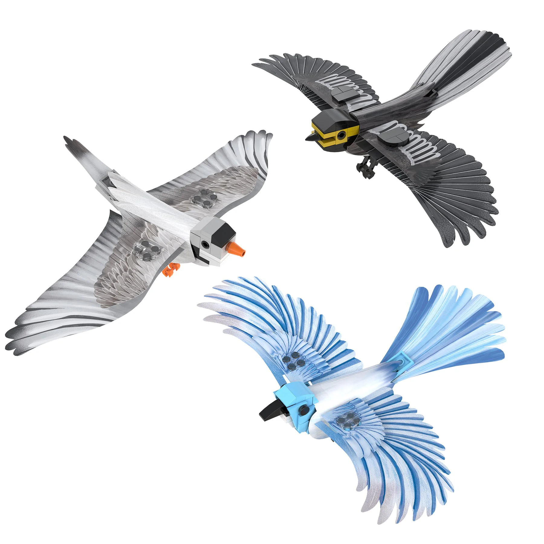 Plugins: endangered bird suit 咔搭 CaDA/双鹰 DoubleE C71025 image 2