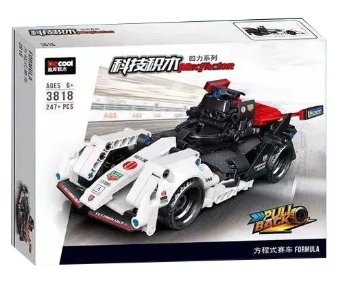 Porsche 99X Electrich E formula racer, recycler 迪库 DECOOL/酷小砖 BrickCool 3818
