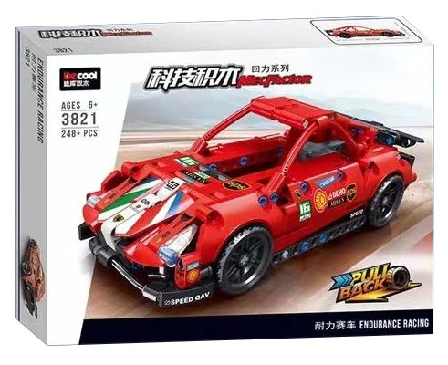 FERRARI 488 GTE RV 迪库 DECOOL/酷小砖 BrickCool 3821