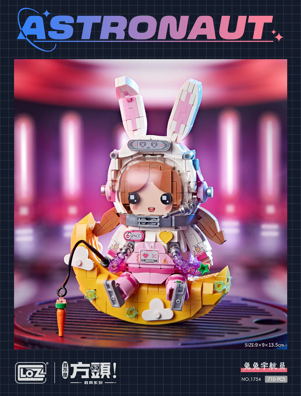 I'm not the square: Rabbit astronaut 俐智LOZ 1754 image 2