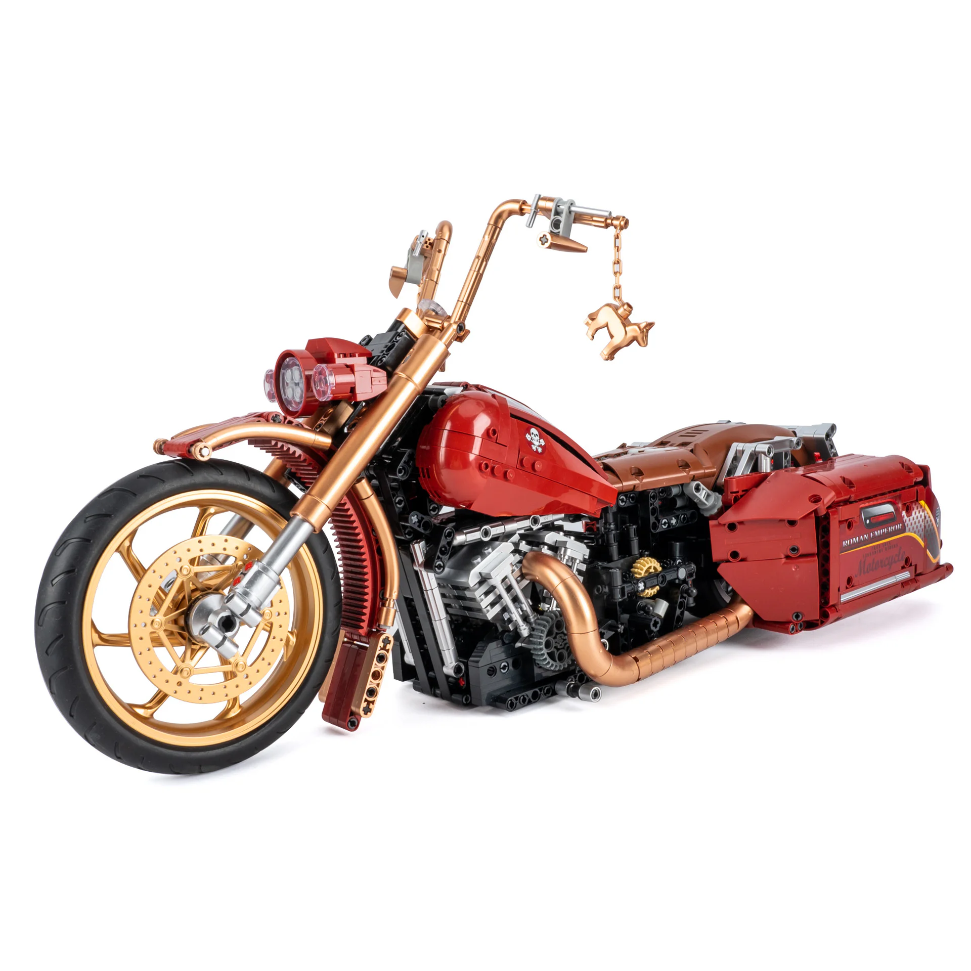 A retro-Hare motorcycle K盒子/棱锐模型 10514