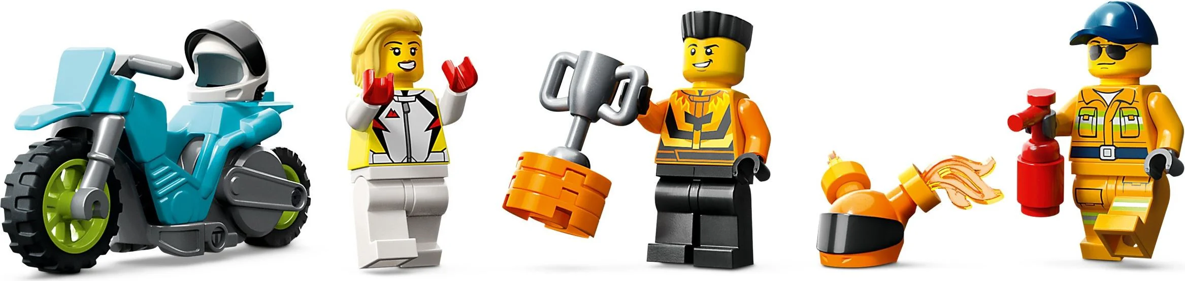 stunts: stunt trucks and fire ring challenges 乐高 LEGO 60357 image 2