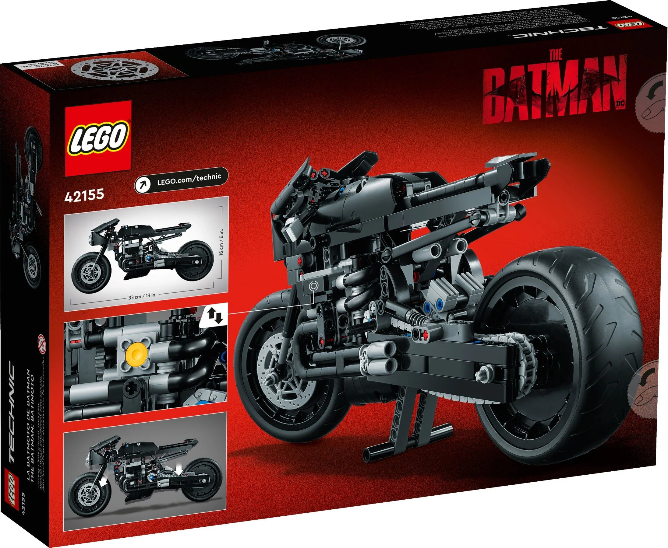 Batman motorcycle 乐高 LEGO 42155 image 4