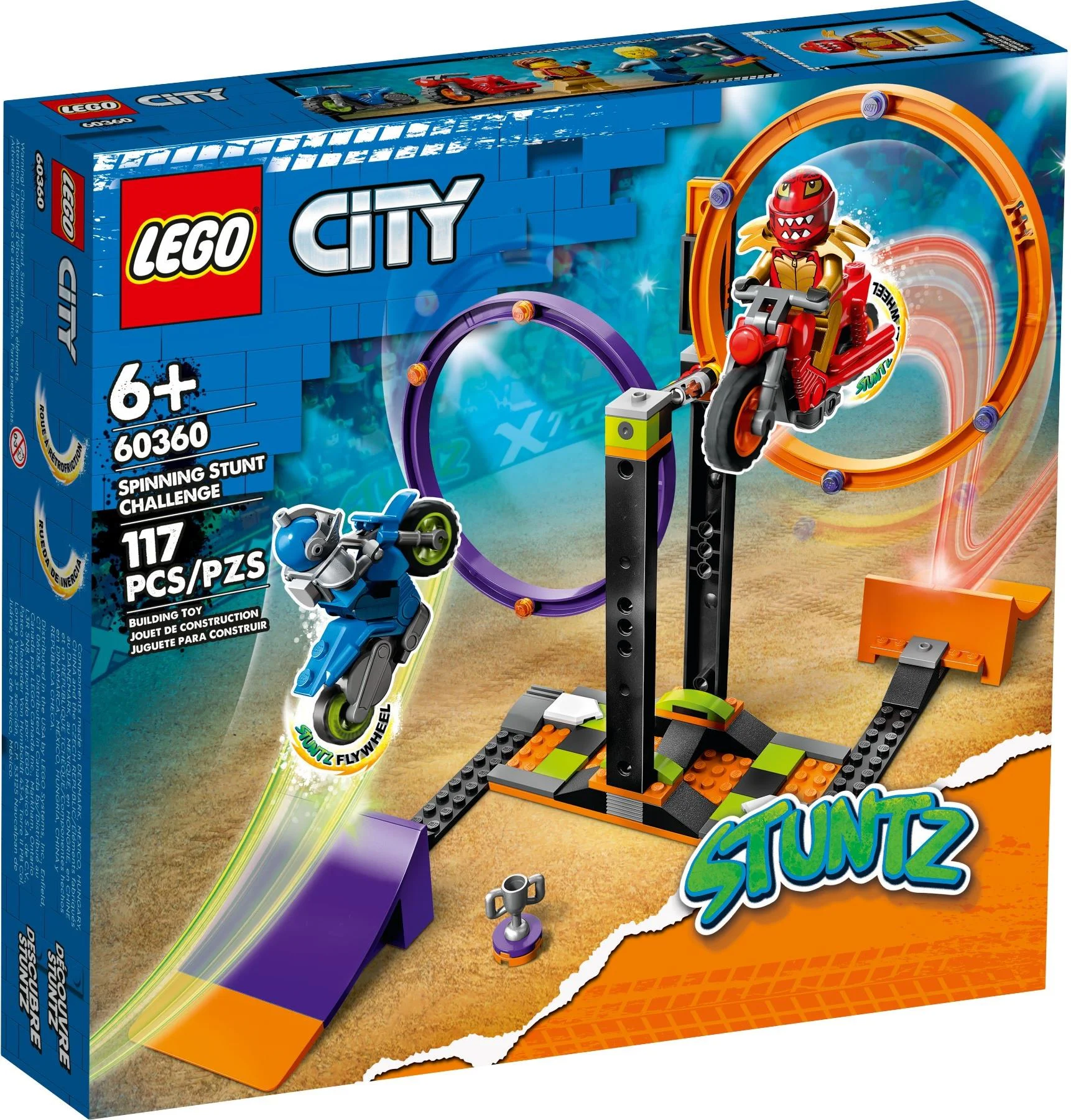 Specialty: the dangerous rotational stunt challenge 乐高 LEGO 60360 image 7