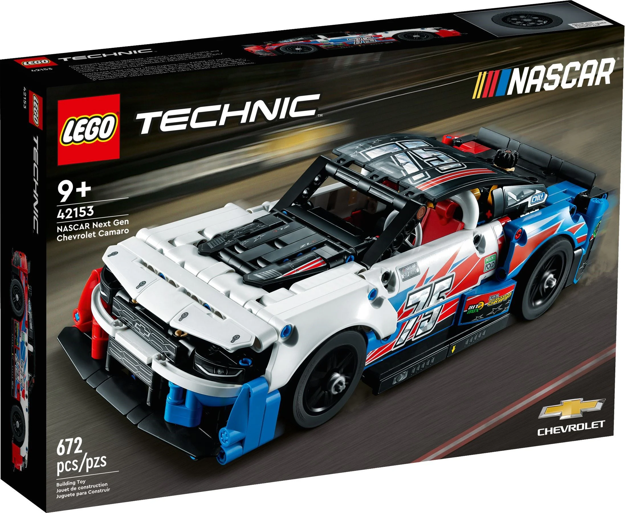 NEW GENERATION, CHEVRAN, COMERO ZL1 NASCAR 乐高 LEGO 42153 image 5