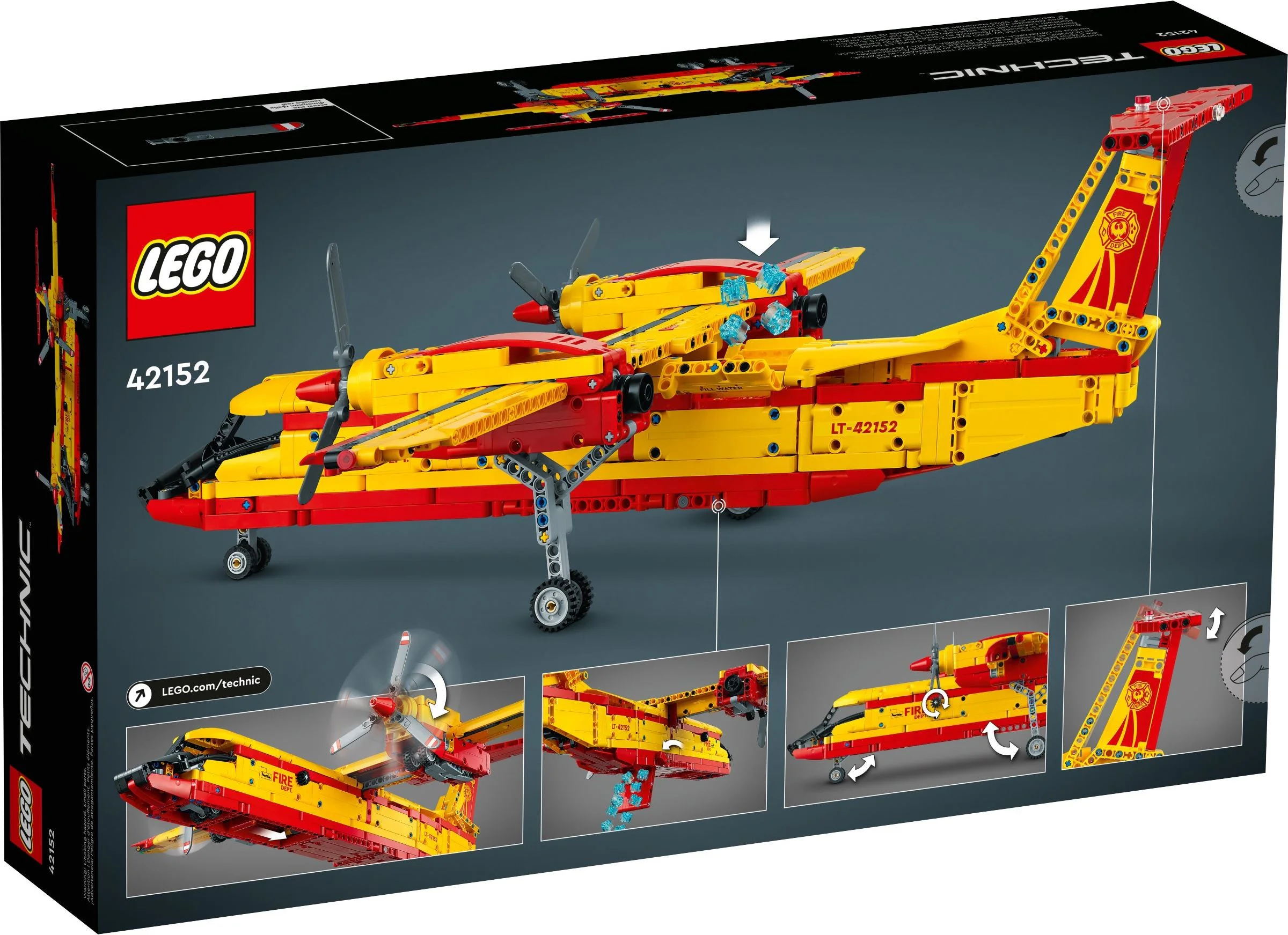 Fire aircraft 乐高 LEGO 42152 image 4