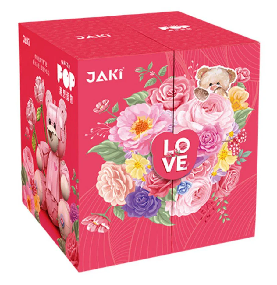 Teddy Pink Bear 佳奇积木 JAKI JK8133 image 2