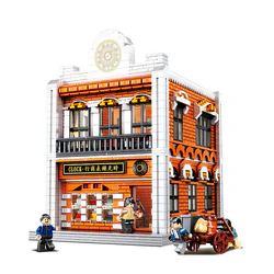 Shanghai: The watch shop, the time clock comptoir