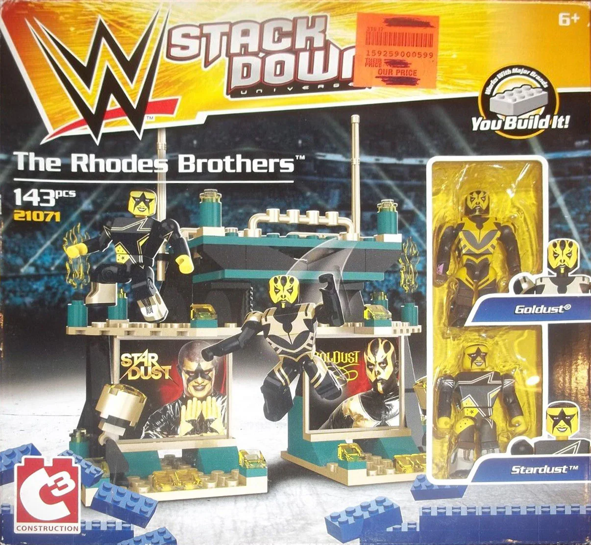 WWE StackDown: The Rhodes Brothers C3 21071