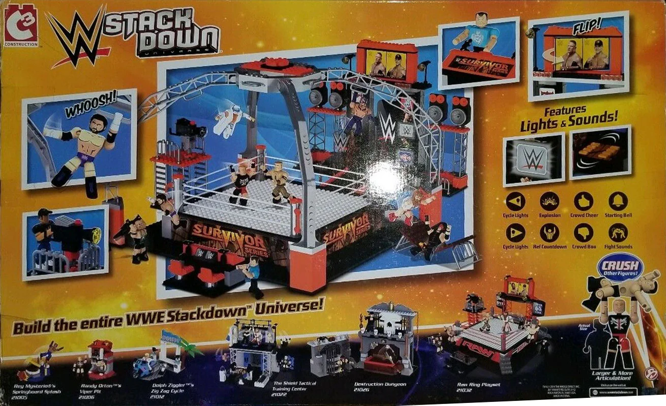 WE StackDown Survivor Series Deluxe Ring C3 21041 image 1