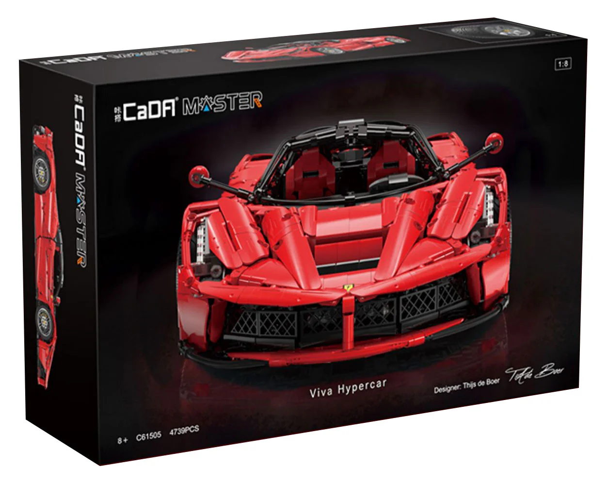 Ferrari Laferari 咔搭 CaDA/双鹰 DoubleE C61505 image 1