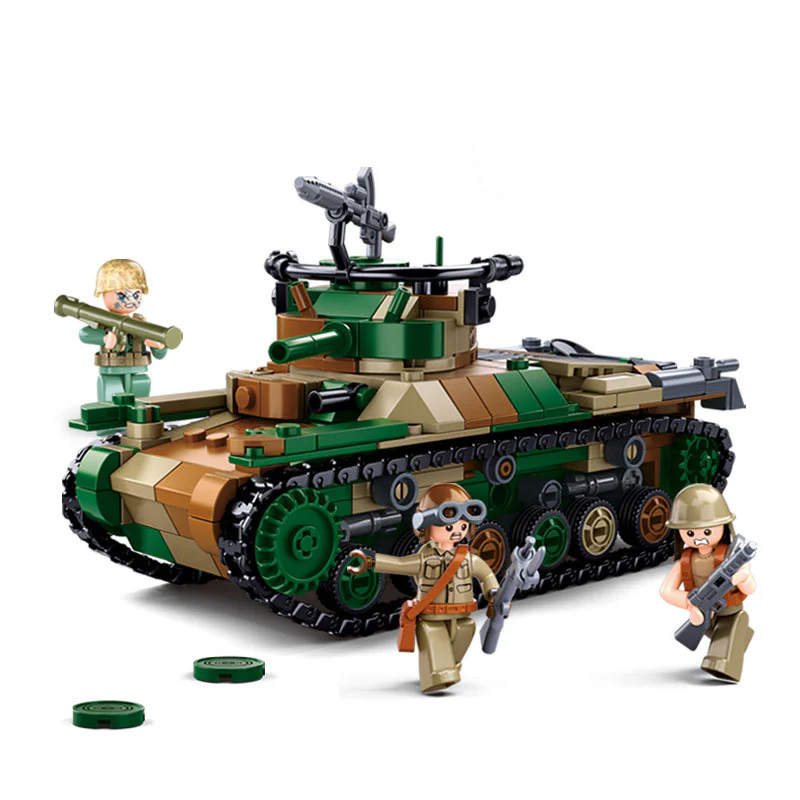 WORLD WAR II PACIFIC STORM: MEDIUM COMBAT VEHICLE 97 小鲁班 Sluban M38-B1107