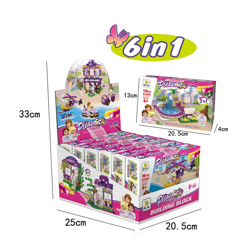 Girls 6 plus 1 iBLOCK PL-920-26