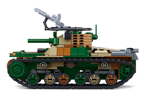 WORLD WAR II PACIFIC STORM: MEDIUM COMBAT VEHICLE 97 小鲁班 Sluban M38-B1107 image 2