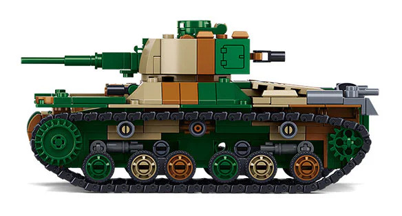 WORLD WAR II PACIFIC STORM: MEDIUM COMBAT VEHICLE 97 小鲁班 Sluban M38-B1107 image 3