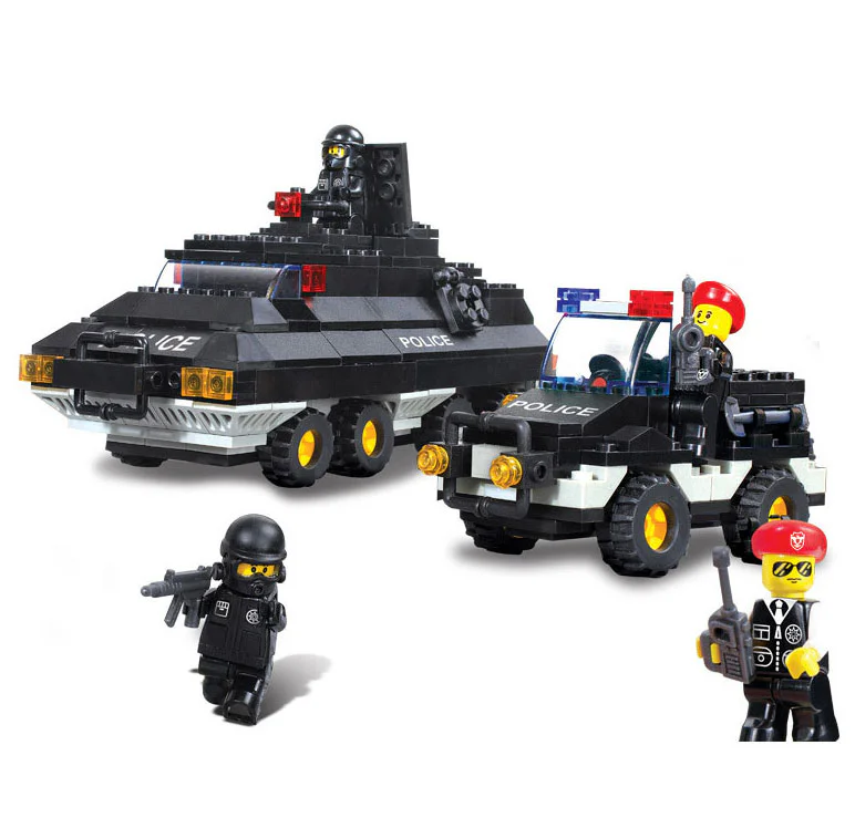 Q: BLACK POLICE 小鲁班 Sluban M38-B2000