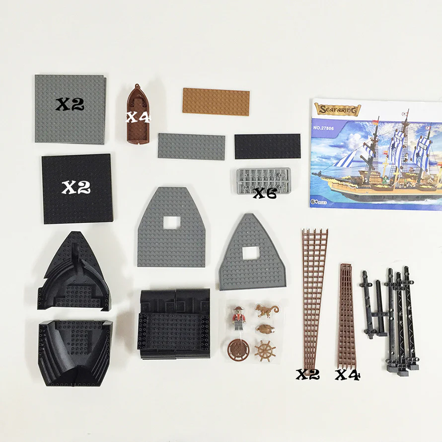 Pirate Corps: large fishing vessels 奥斯尼AUSINI N27806 image 6