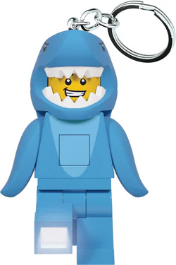 Sharks with a flashlight key chain