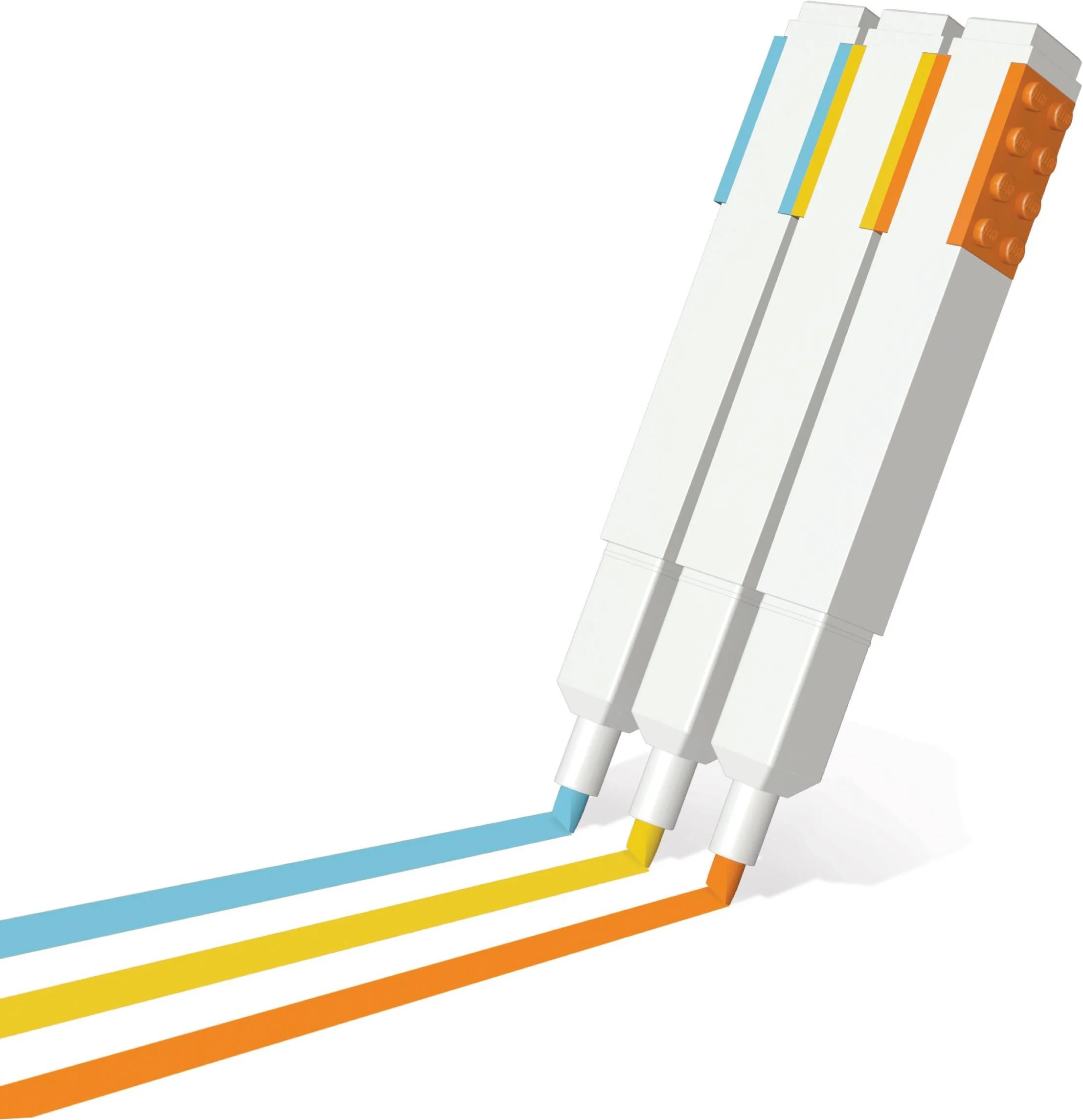 Stationery: 3 colour fluorescent pen 乐高 LEGO 5007196