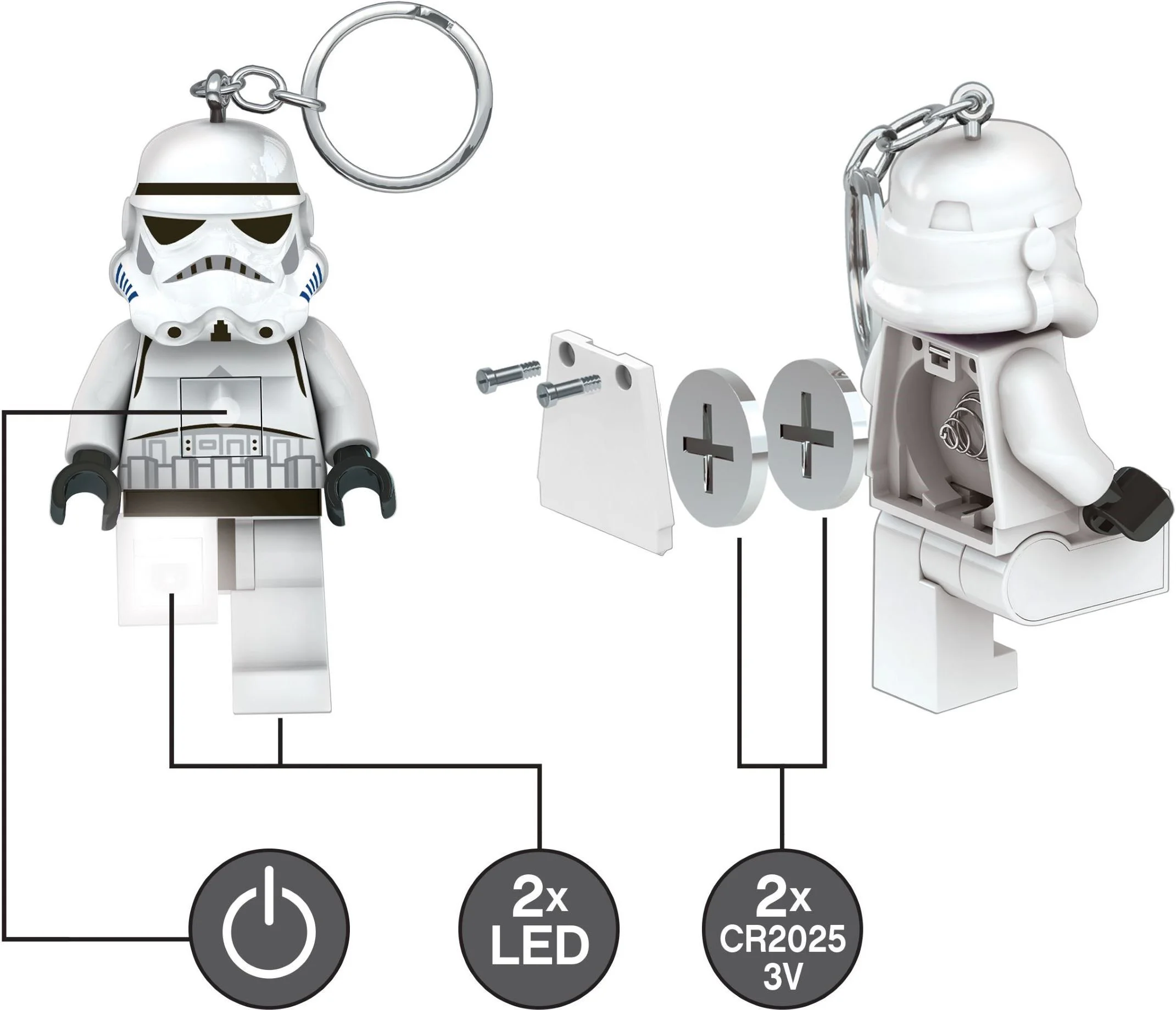 Stormman's flashlight key chain 乐高 LEGO 5007291 image 2