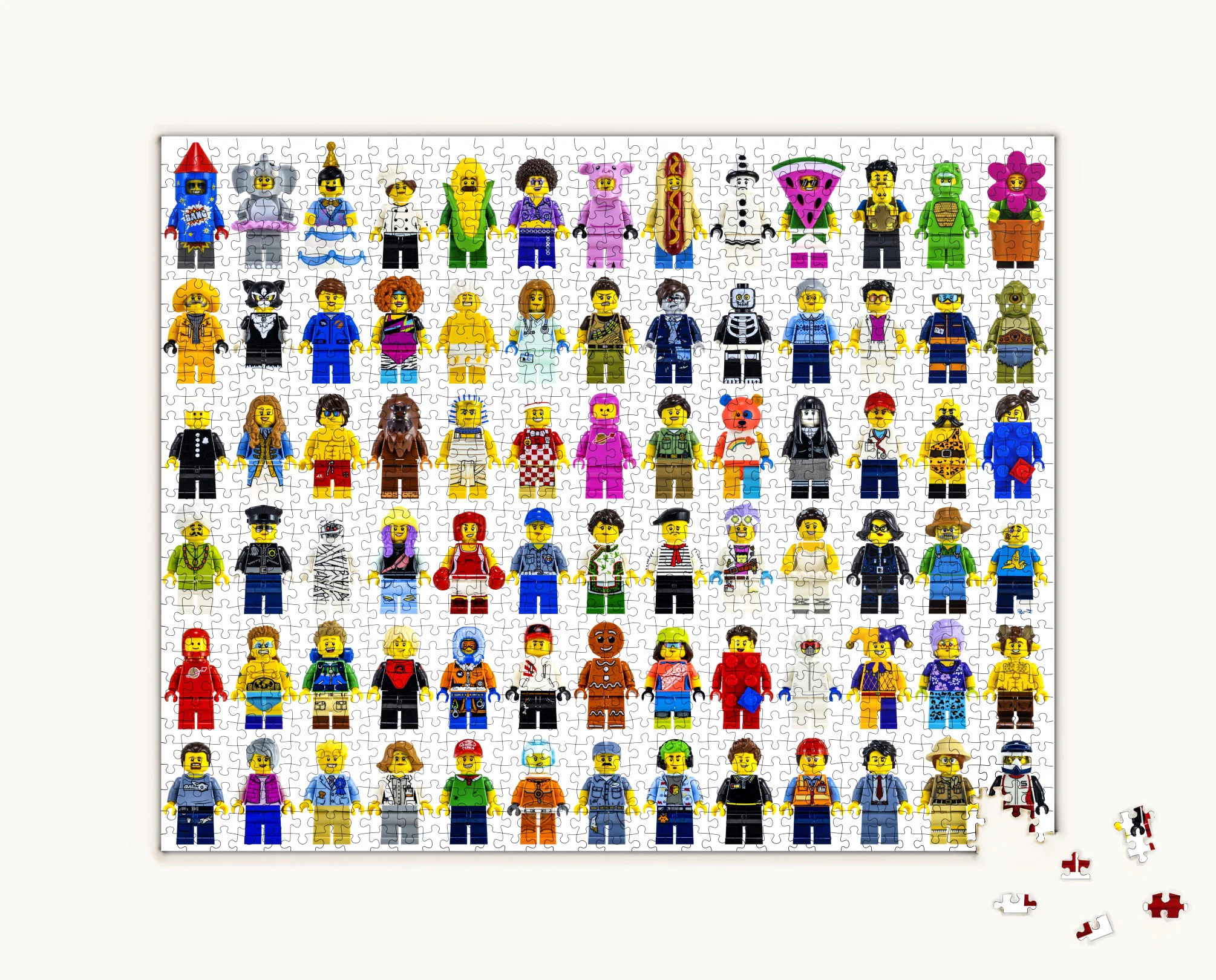 Puzzle: A thousand pieces of classic Mini Man puzzle 乐高 LEGO 5007071 image 2