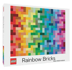 Puzzle: 1,000 pieces of rainbow brick