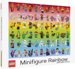 A puzzle: a thousand pieces of a mini-coloured rainbow