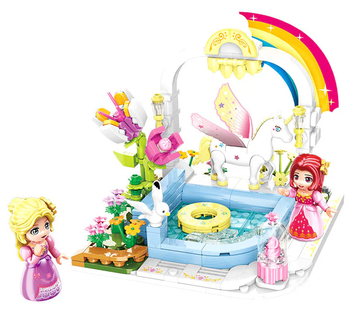 Flowerland: Unicorn pool 启蒙 QMAN/ENLIGHTEN/Keeppley 32019
