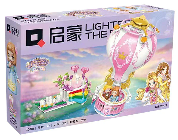 Flowerland: Happy Hot Balloon 启蒙 QMAN/ENLIGHTEN/Keeppley 32018 image 2
