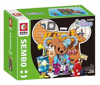 Qee Doodle Bear 森宝 SEMBO 612007 image 1